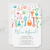 ヴィンテージ鍵の移動告知 案内状 (正面)