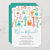 ヴィンテージ鍵の移動告知 案内状 (正面/裏面)