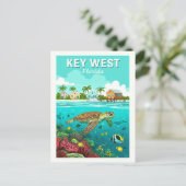 ヴィンテージ鍵ウェストフロリダ ポストカード (スタンド正面)