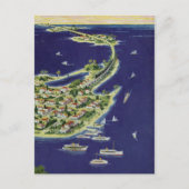 ヴィンテージ鍵ウェストモンローカウンティフロリダ ポストカード (正面)