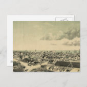 ヴィンテージ鍵ウエストイラストレーション ポストカード (正面/裏面)