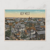 ヴィンテージ鍵ウエストエアリアルビューの家 ポストカード (正面)