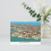 ヴィンテージ鍵ウエストフロリダエアリアルビューポストカード ポストカード (スタンド正面)