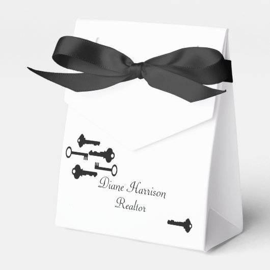 ヴィンテージ鍵ギフトボックス フェイバーボックス (正面サイド)