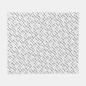 ヴィンテージ鍵パターンブランケット フリースブランケット (正面(横))