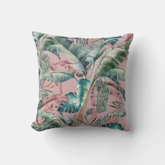 ヴィンテージ鍵ラルゴバナナパーム装飾用クッション クッション (正面)