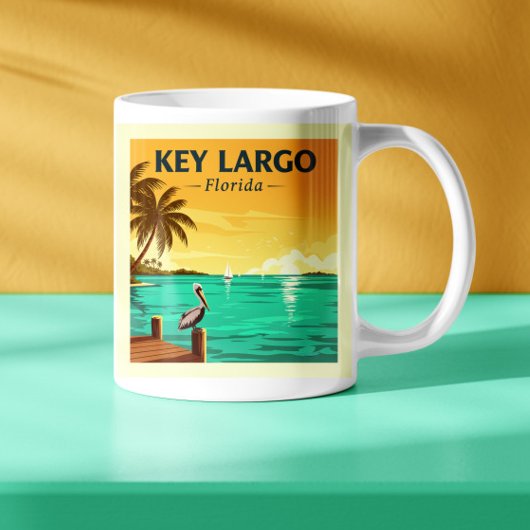 ヴィンテージ鍵ラルゴフロリダ コーヒーマグカップ
