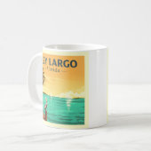 ヴィンテージ鍵ラルゴフロリダ コーヒーマグカップ (正面左)