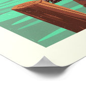 ヴィンテージ鍵ラルゴフロリダ ポスター (角)