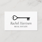 ヴィンテージ鍵実在エステートインテリアデザイナの評価 名刺 (正面)