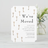 ヴィンテージ鍵新しいホーム発表と招待状 招待状 (スタンド正面)