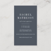 ヴィンテージ鍵 |不動産実在鑑定士（垂直） 名刺 (裏面)