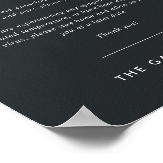 ヴィンテージ鍵 |不動産実在Covidの安全性 ポスター (角)