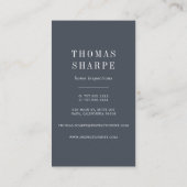 ヴィンテージ鍵 |住宅検査の垂直 名刺 (裏面)