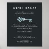 ヴィンテージ鍵 |実在不動産事業の再開 ポスター (正面)