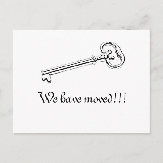 ヴィンテージ鍵 案内ポストカード (正面)