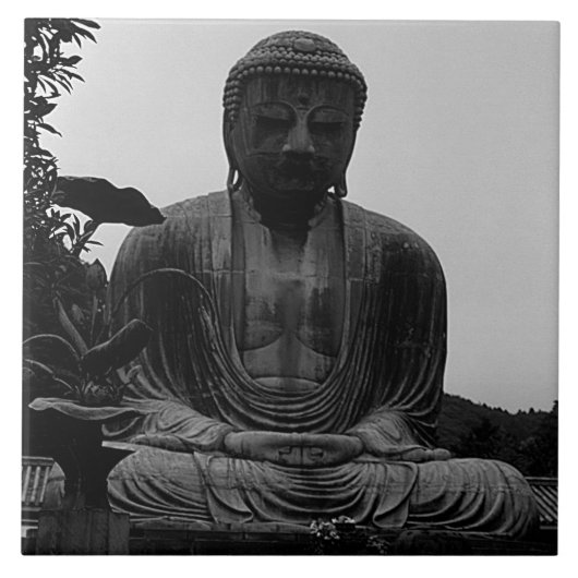 ヴィンテージ鎌倉仏素晴らし磁石 タイル (正面)