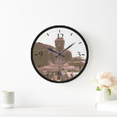 ヴィンテージ鎌倉仏素晴らし観光客Postc ラージ壁時計 (ホーム)