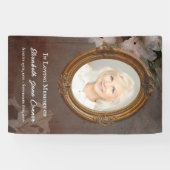 ヴィンテージ鏡のフレームのライリー写真の愛情のあるメモリ 横断幕 (横)