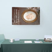 ヴィンテージ鏡のフレームのライリー写真の愛情のあるメモリ 横断幕 (トレードショー)