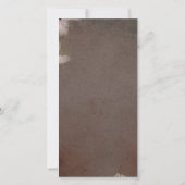 ヴィンテージ鏡フレームライズフォト悔やみや弔慰 サンキューカード (裏面)