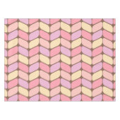 ヴィンテージ長方形アイスクリーム テーブルクロス (正面(横))