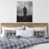 ヴィンテージ長沙毛東照像 キャンバスプリント (インサイチュ (寝室))