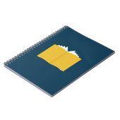 ヴィンテージ開く ノートブック (左側)