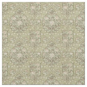 ヴィンテージ開花さくらんぼの木のパターン ファブリック (見本)