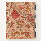 ヴィンテージ開花つる植物植物学プリント ノートブック (裏面)