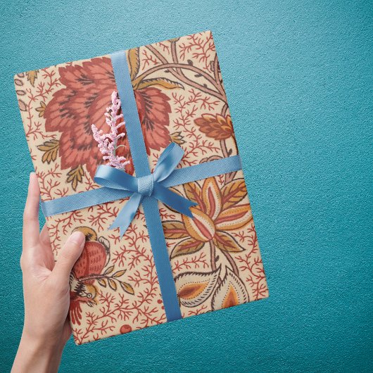 ヴィンテージ開花つる植物植物学プリント ラッピングペーパー