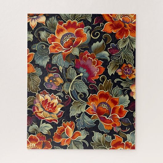 ヴィンテージ開花エレガンスジグソーパズル ジグソーパズル (縦)