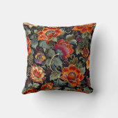 ヴィンテージ開花エレガンス化粧枕 クッション (裏面)