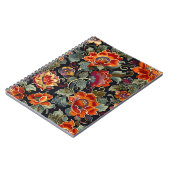 ヴィンテージ開花エレガンス ノートブック (左側)