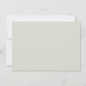 ヴィンテージ開花フローラフラットノートカード カード (裏面)