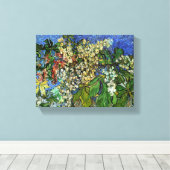 ヴィンテージ開花栗の枝バイヴァンゴッホ キャンバスプリント (インサイチュ (ウッドフロア))