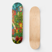 ヴィンテージ開花熱帯野草 スケートボード (正面)