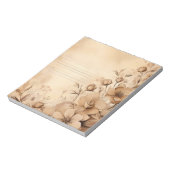 ヴィンテージ開花 ノートパッド (回転)