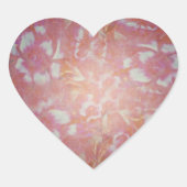 ヴィンテージ開花 ハートシール (正面)