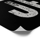 ヴィンテージ間抜けイースターラビットイースターはイエスのために ポスター (角)