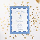 ヴィンテージ間抜けワンガースファースト誕生日招待状 招待状