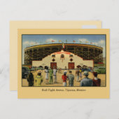 ヴィンテージ闘牛場 ティフアナ メキシコ ポストカード (正面/裏面)