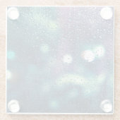 ヴィンテージ降雨ウィンドウエフェクト ガラスコースター (裏面)