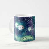 ヴィンテージ降雨ウィンドウエフェクト コーヒーマグカップ (正面左)