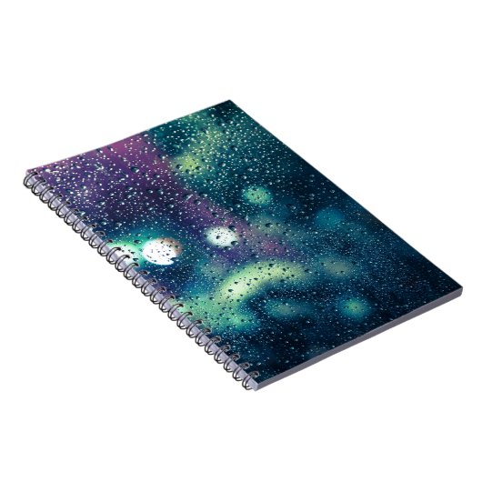 ヴィンテージ降雨ウィンドウエフェクト ノートブック (右側)