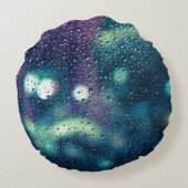 ヴィンテージ降雨ウィンドウエフェクト ラウンドクッション (裏面)