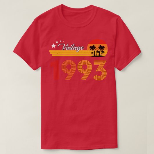 ヴィンテージ限定版1993誕生日 Tシャツ (デザイン正面)