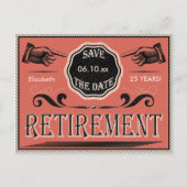 ヴィンテージ除・売却パーティー保存日 案内ポストカード (正面)