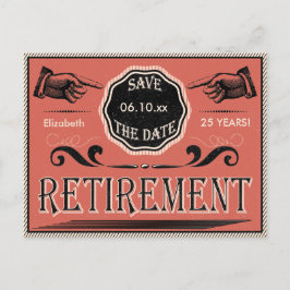 ヴィンテージ除・売却パーティー保存日 案内ポストカード