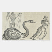 ヴィンテージ陰謀蛇毒 長方形シール (正面)